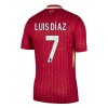 Maglia ufficiale Liverpool Luis Diaz 7 Casa 2024-25 per Bambino